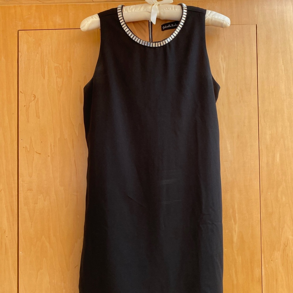 Gabriella Rocha Black Shift Mini Dress